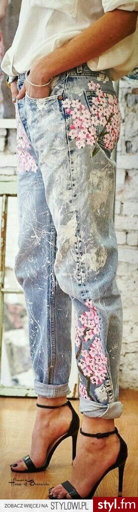 Jeansy Spodnie Moda