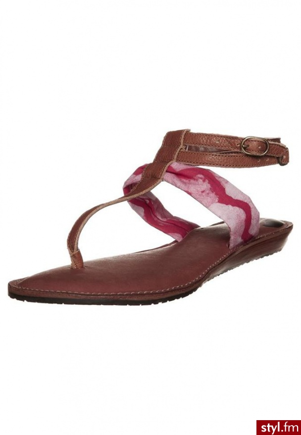 Reef Japonki brązowy - Klapki Buty Moda