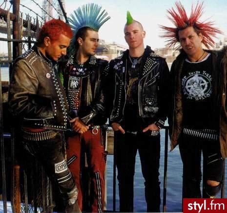 Punk Rock Alternatywne Średnie Fryzury