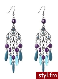 Facetted earrings - Emerald - Promod. Pobrano ze strony: http://www.promod.co.uk/jewellery/earrings/facetted-earrings-emerald-R1290157031.html - Pozostałe Dodatki Moda