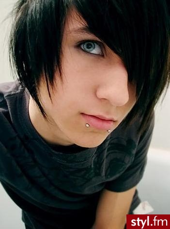 EMO Alternatywne Średnie Fryzury