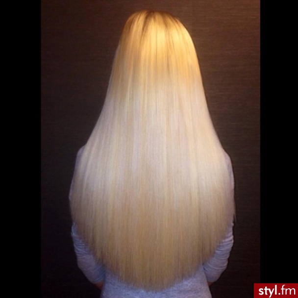 Blond Rozpuszczone Proste Na co dzień Długie Fryzury