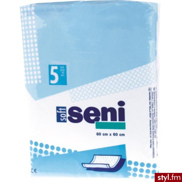 TZMO PODKłADY HIGIENICzNE SENI SOFT 60 CM X 60 CM X 5 SzT - Bransoletki Biżuteria Moda