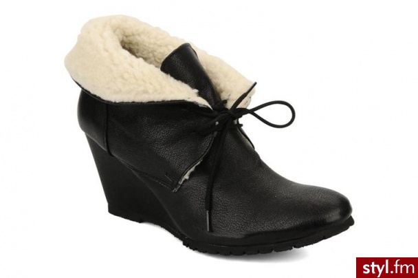 Eden PÓŁBUTY I BOTKI MIMIA BY (CZARNY) (Czarny) - Botki Buty Moda
