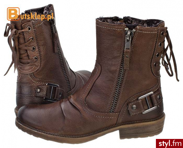 Mustang buty (31A031) Odcienie beżu i brązu Półbuty - Półbuty Buty Moda