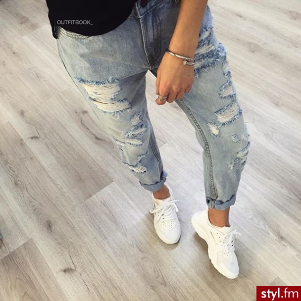 Jeansy Spodnie Moda