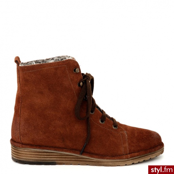 Venezia BOTKI OCIEPLANE 42593201A BUR - Botki Buty Moda