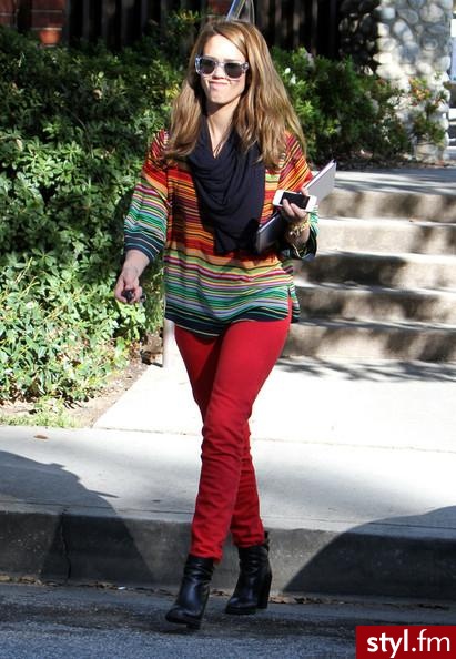Jessica Alba - Moda uliczna Inne Moda