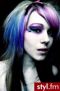 EMO Alternatywne Średnie Fryzury