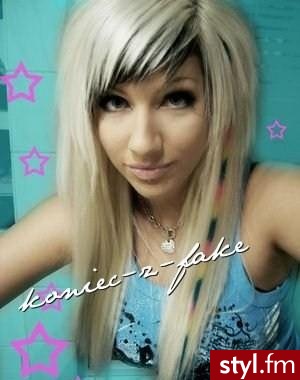 EMO Alternatywne Średnie Fryzury