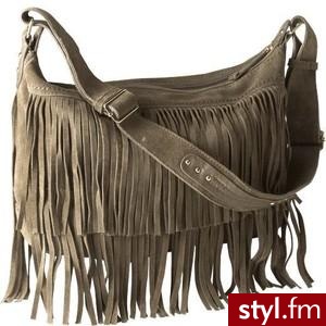 Gap Suede fringe hobo - Polyvore. Pobrano ze strony: http://www.polyvore.com/gap_suede_fringe_hobo/thing?id=13458998 - Pozostałe Torebki Moda