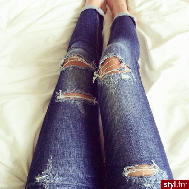 Jeansy Spodnie Moda