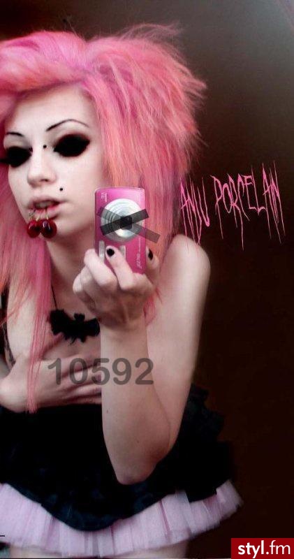 EMO Alternatywne Średnie Fryzury