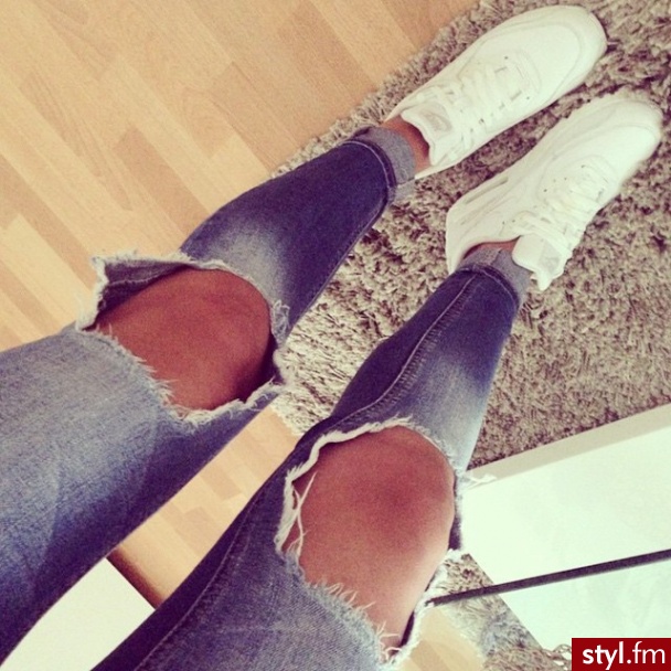 Jeansy Spodnie Moda