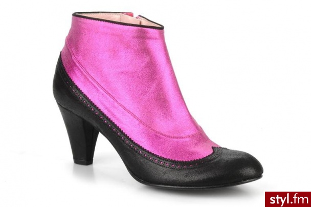 Annabel Winship PÓŁBUTY I BOTKI GORDON BY ANNABEL WINSHIP (Różowy) - Botki Buty Moda