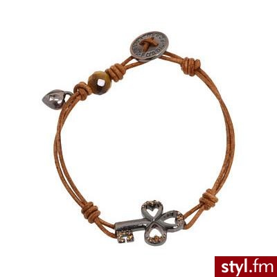 Fossil - Summer Wrist Strap (Vintage Brown Key) - Jewelry - Polyvore. Pobrano ze strony: http://www.polyvore.com/fossil_summer_wrist_strap_vintage/thing?id=17936385 - Pozostałe Dodatki Moda