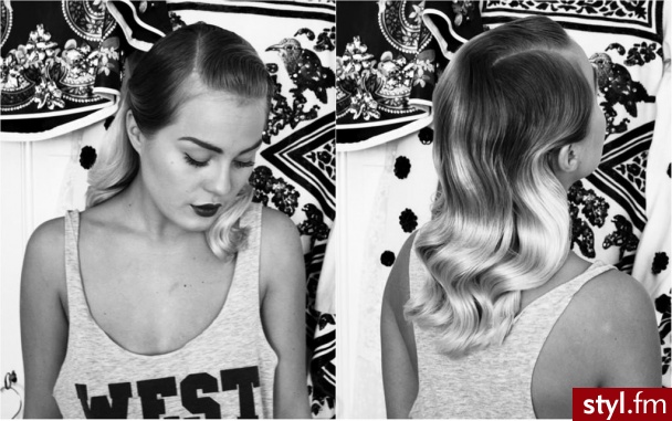 Blond Rozpuszczone Kręcone Na co dzień Długie Fryzury