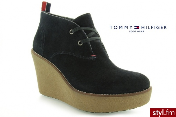 Tommy Hilfiger WINNIE 1 MIDNIGHT - Botki Buty Moda