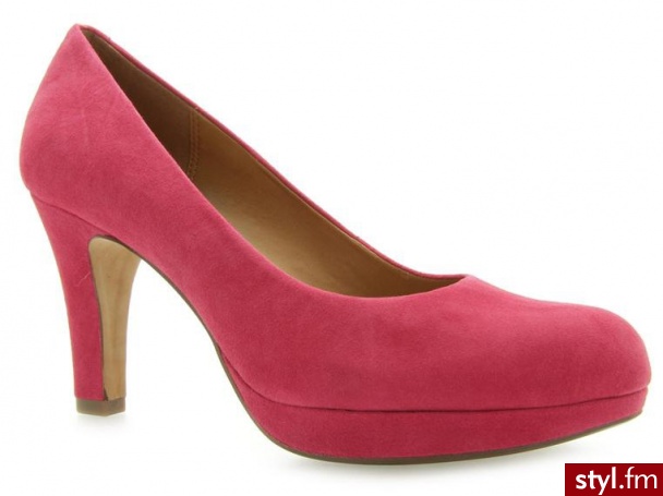 Clarks CzÓŁENKA Anika Kendra Fuchsia Suede - Czółenka Buty Moda
