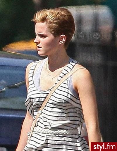 Emma Watson. ścięte :( - Krótkie Fryzury