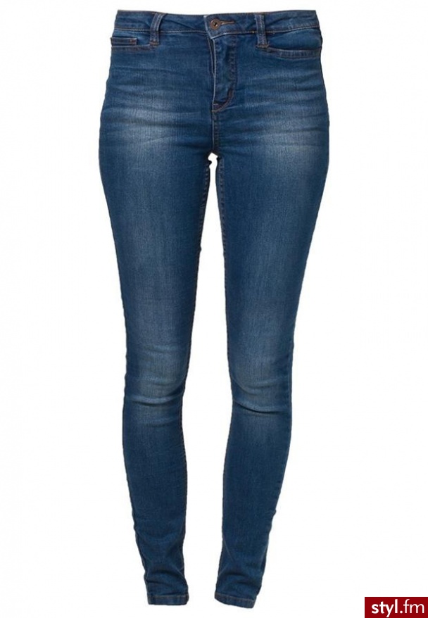 Vero Moda WONDER Slim fit niebieski - Jeansy Spodnie Moda
