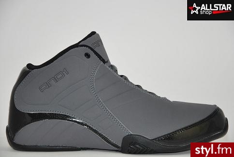 AND1 BUTY ROCKET D1051MVVB Sportowe Odcienie szarości i srebra - Sportowe Buty Moda