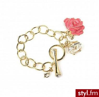 Bransoletka ze ślicznym charmsem - różą. BabyPhat, cena: $38 - Pozostałe Dodatki Moda