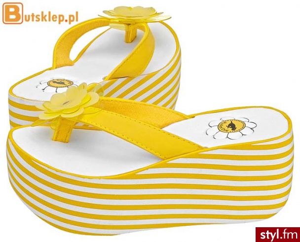 Rocket Dog Buty Kallen Playhouse Lemon Bar (RD4a) - Klapki Buty Moda