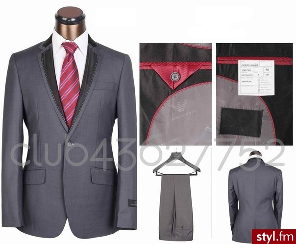 Stroje męskie Ślub Moda