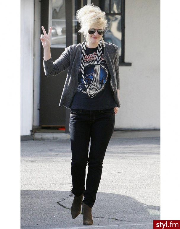 Drew Barrymore - Moda uliczna Inne Moda