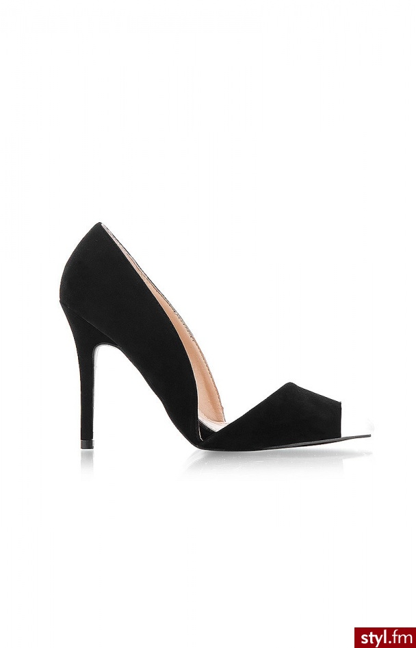 6306 Cap Toe Czółenka (Czarny) - Czółenka Buty Moda