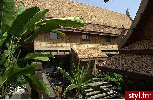 Pewna z tajskich restauracji, Bangkok. - Mój pokój Wnętrza