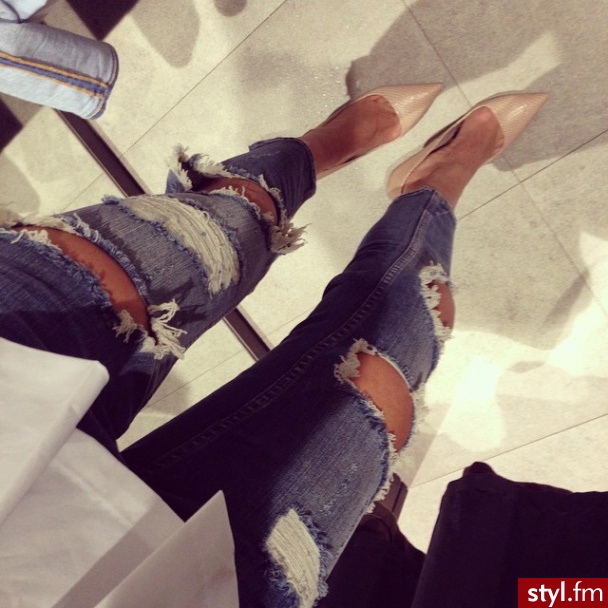 Jeansy Spodnie Moda
