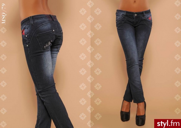Jeansy Spodnie Moda