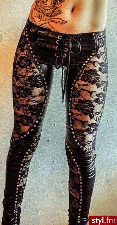 Leginsy Spodnie Moda