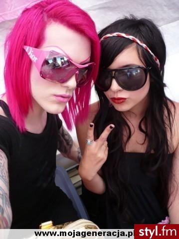 EMO Alternatywne Średnie Fryzury