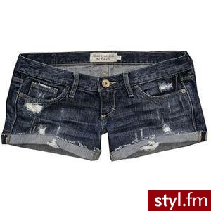 Krótkie jeansowe spodenki z zatarciami gdzieniegdzie;) - Pozostałe Ciuchy Moda
