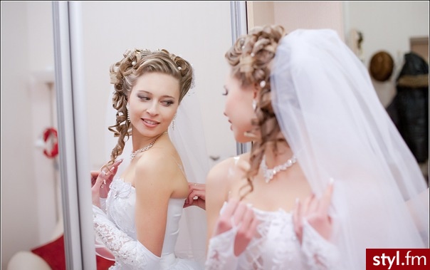 Blond Upięcie Kręcone Ślubne Długie Fryzury