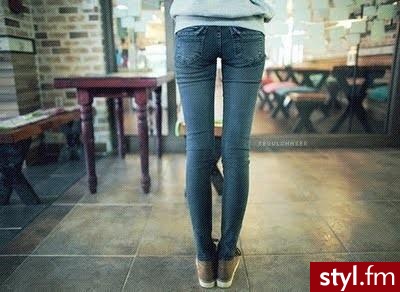 Jeansy Spodnie Moda