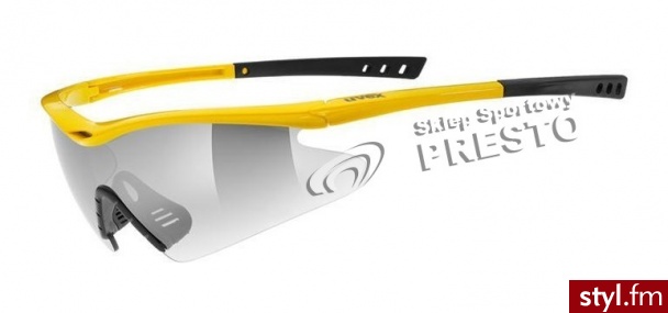 Uvex Okulary przeciwsłoneczne z wymiennymi szybami SGL 101 żółty - Okulary Dodatki Moda