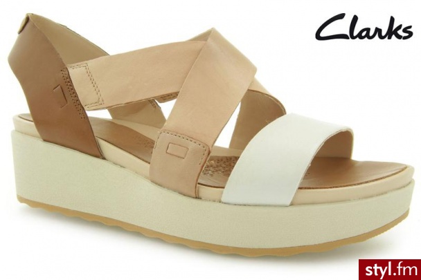 Clarks Resin Bangle Natural Combi - Koturny Buty Moda