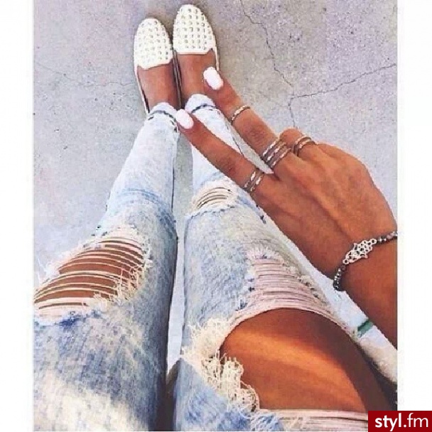 Jeansy Spodnie Moda