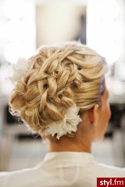 Blond Rozpuszczone Proste Wieczorowe Długie Fryzury