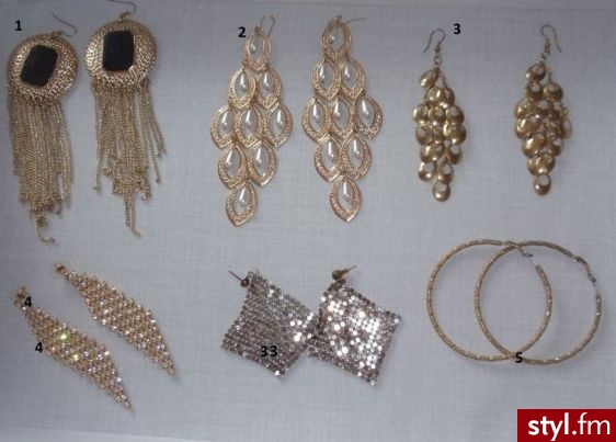 Kolczyki Biżuteria Moda