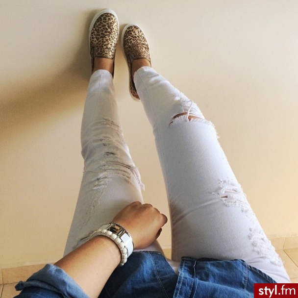 Jeansy Spodnie Moda