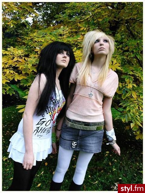 EMO Alternatywne Średnie Fryzury