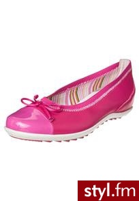 fullstop. Baleriny różowy - Balerinki Buty Moda