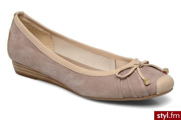 JB MARTIN Balerinki Alice (Beżowy) - Balerinki Buty Moda