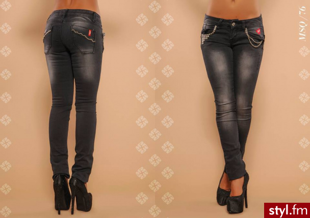 Jeansy Spodnie Moda
