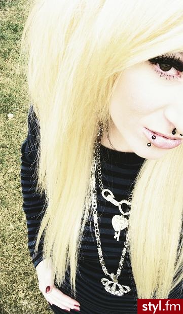 EMO Alternatywne Średnie Fryzury